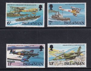 Isle of Man #109-112 MNH 1978 Royal Air Force