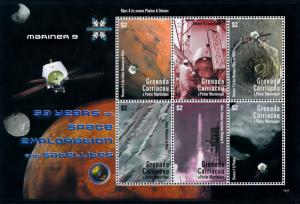 [78611] Grenada Carriacou 2008 Space Travel Weltraum Mariner 9 Mars Sheet MNH