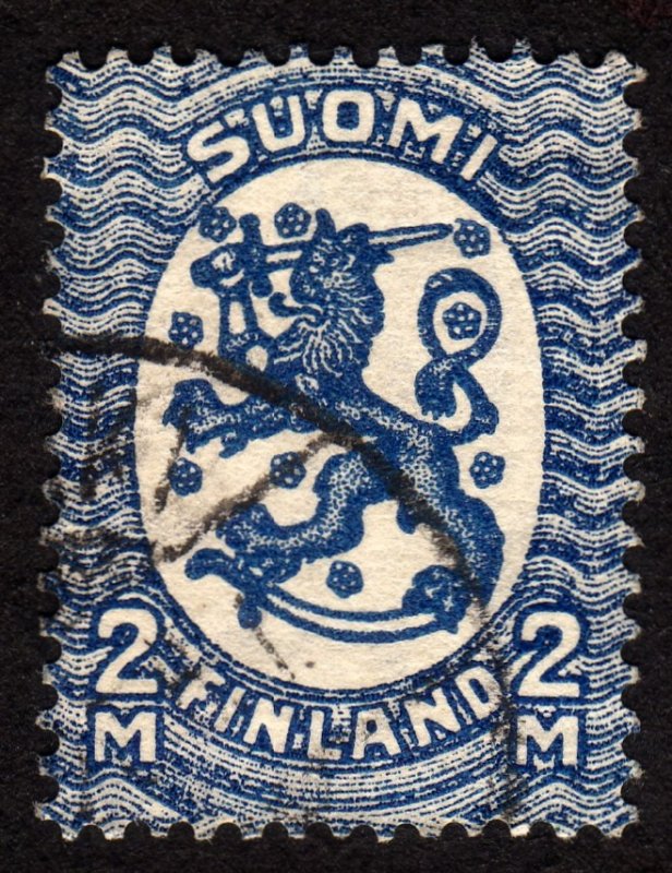 1925, Finland, 2Mk, Used, Sc 136