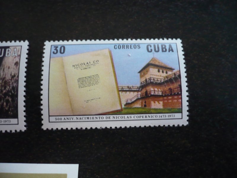 Stamps - Cuba - Scott# 1799-1802 - Mint Hinged Set of 3 Stamps + Souvenir Sheet