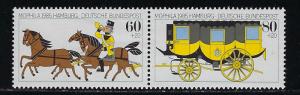 Germany Bund Scott # B635a, mint nh, se-tenant