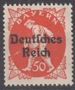 Germany Bavaria Scott #262 1920 MH
