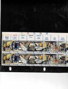 US Postal Service 8c US Postage Strip of 20 #1489-98 VF MNH