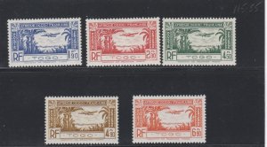 Togo # C1-5, Airplane over Coatal Scene, Mint NH, 1/2 Cat.