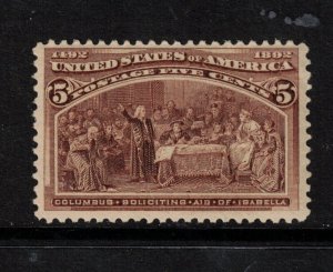 USA #234 Mint Fine - Very Fine Never Hinged 