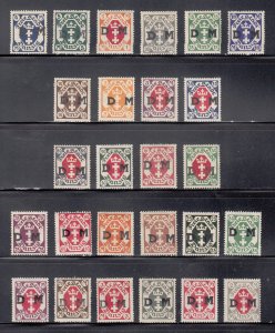 Danzig Scott #O1-O27 MH