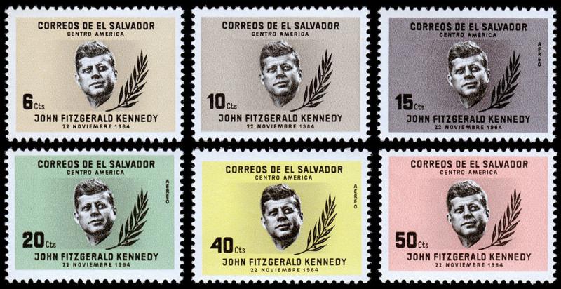 El Salvador Scott 747-749, C211-C213 (1964) Mint NH VF Complete Set C