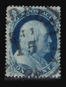 MOMEN: US STAMPS #22 USED VF/XF PF CERT LOT #86172