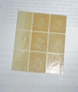 #472 10 cent George Washington plate block