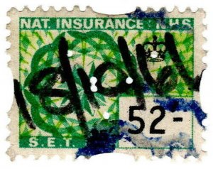 (I.B) Elizabeth II Revenue : National Insurance 52/- 