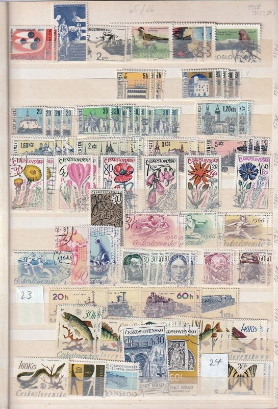 Czech Republic Mid Period M&U Collection Incl.Sheets (Aprx 500 Items)Goy3241