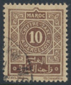 French Morocco   SC# J29  CTO  Postage Due   see details and scans 