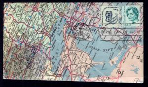 US 1857 Rachel Carson Map U/A FDC