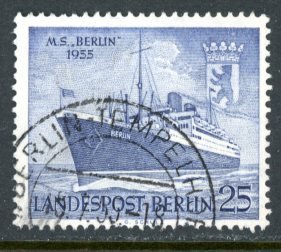 Germany Berlin 9N114 used ship 1955      (Inv 001652.)