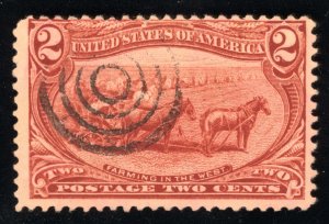 US Scott 286 2 cent ILot T701 bhmstamps