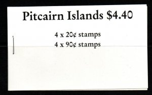 PITCAIRN ISLANDS SGSB2 1990 $4.40 BOOKLET MNH