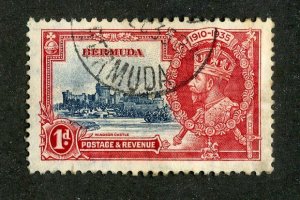 jub1388 Bermuda sc #100 used (CV $2.50 )