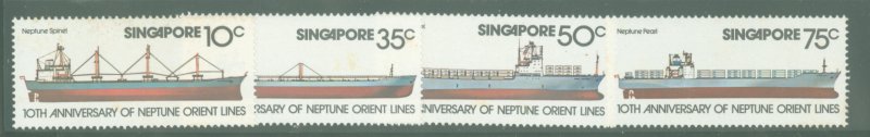 Singapore #308-311  Single (Complete Set)