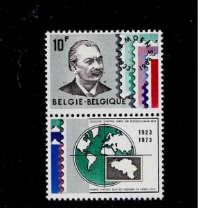 Belgium Scott #858, Pair 1973 Complete FVF MNH