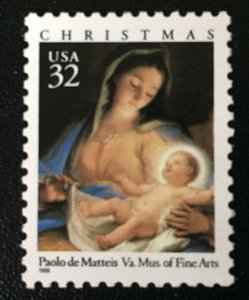 United States #3107  32¢ Madonna and Child MNH