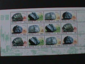 KOREA-2002-SC#4242-MINERALS -COMPLETE THREE SETS OF MNH FULL SHEET-VERY FINE