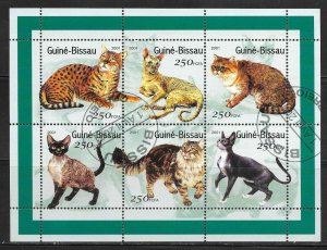 Guinea Bissau Cats Used - No catalogue