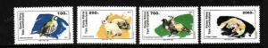 Northern Cyprus-Sc#248-51-unused NH set-Wildlife-Birds-Animals-1989-