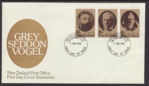 New Zealand 678-680 Men 1979 U/A FDC