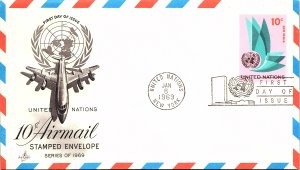 United Nations, New York, Worldwide First Day Cover, Postal Stationary