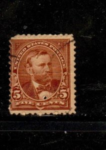 #255 1894 5 CENT GRANT F-VF USED b