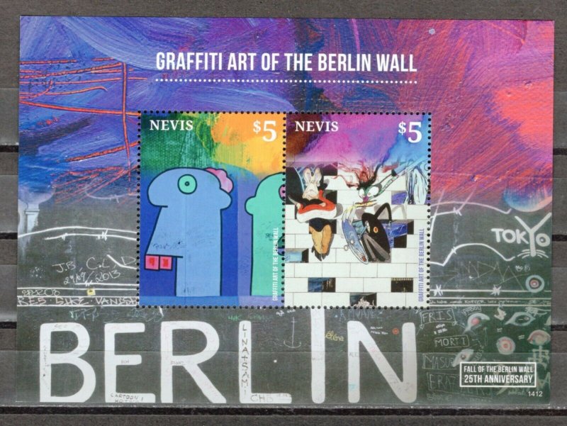 NEVIS -  2014 The 25th Anniversary of the Fall of the Berlin Wall  M2317