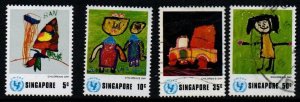 SINGAPORE SG241/4 1974 UNIVERSAL CHILDREN'S DAY USED