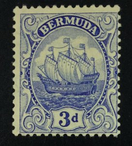 MOMEN: BERMUDA SG #83w INVERTED WMK 1922-34 MINT OG H £160 LOT #61993