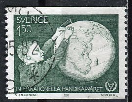 Sweden; 1981: Sc. # 1354: O/Used Single Stamp