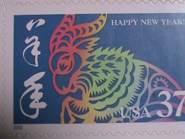 UNITED STATES STAMP:2003 SC#3747 LOVELY  YEAR OF THE RAM  MNH BLOCK OF 4
