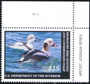 RW76, Mint NH Superb $15 Duck Stamp - PFC Graded 98 * Stuart Katz