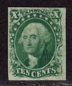 $US SC#14 M/VLH/XF, original gum, PF Cert, CV. $5000