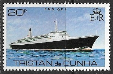 Tristan da Cunha ~ Scott # 258 ~ MNH ~ RMS QE2