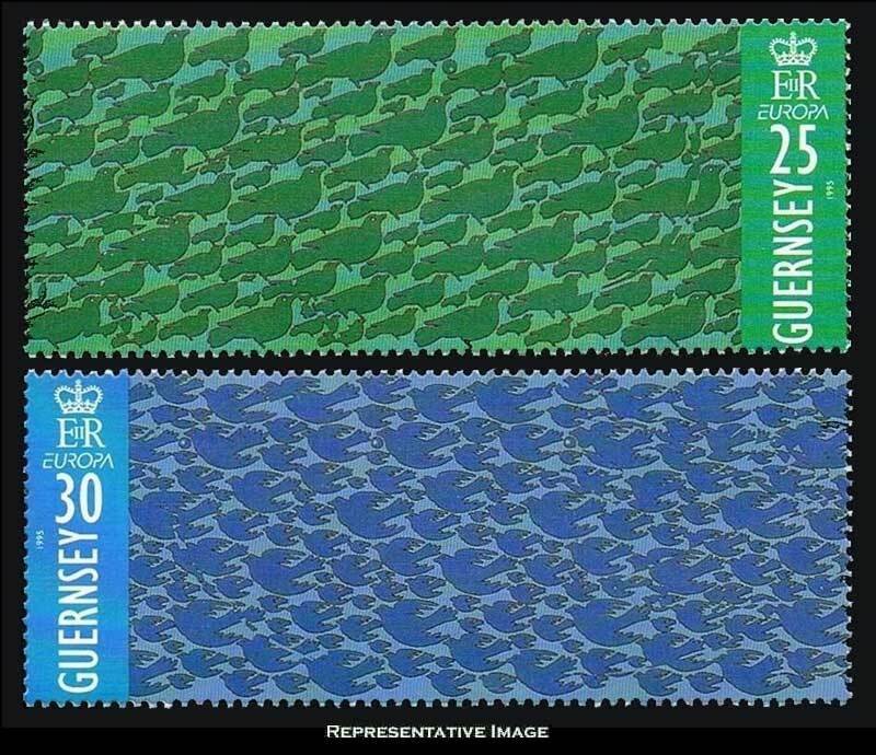 Guernsey Scott 551-552 Mint never hinged.