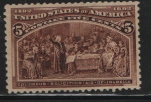 US 234   Hinged,   VERY FINE CENTERING