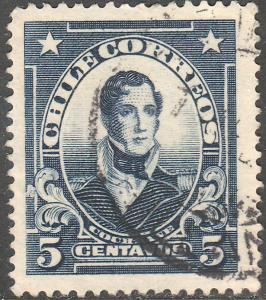 Chile 124, 5c Cochrane. Used.F. (558)