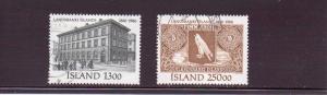 Iceland  Scott#  626-7  Used