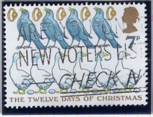 Great Britain   #822 used 1977  Christmas 12 days