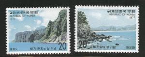 Korea Scott 1104-1105 MNH** 1977 Tourism set