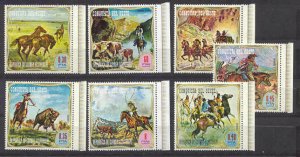 Guinea Eq.Mi.413-19/MNH Wild west/Horses