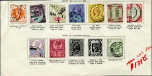 Great Britain Scott 111/122  missing 120-121 used nice condition Cat. $171...
