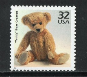 3182k * TEDDY BEAR CREATED ** U.S. Postage Stamp MNH