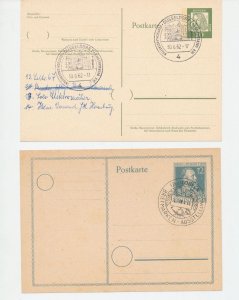 Germany Mid Stationery Cards Used (30 Items) UK1948