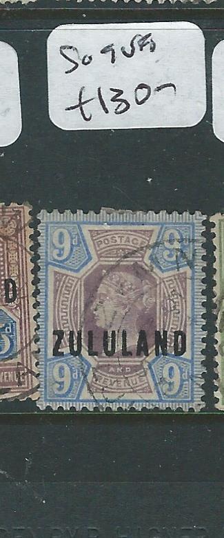 ZULULAND (P3112B) QV ON GB 9D  SG 9  VFU