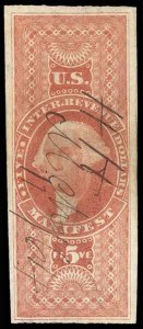 U.S. REV. FIRST ISSUE R90a  Used (ID # 97010)